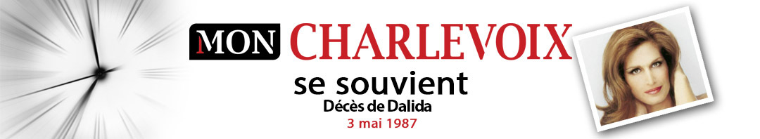 Charlevoix se souvient DALIDA deces 05031987 bandeau