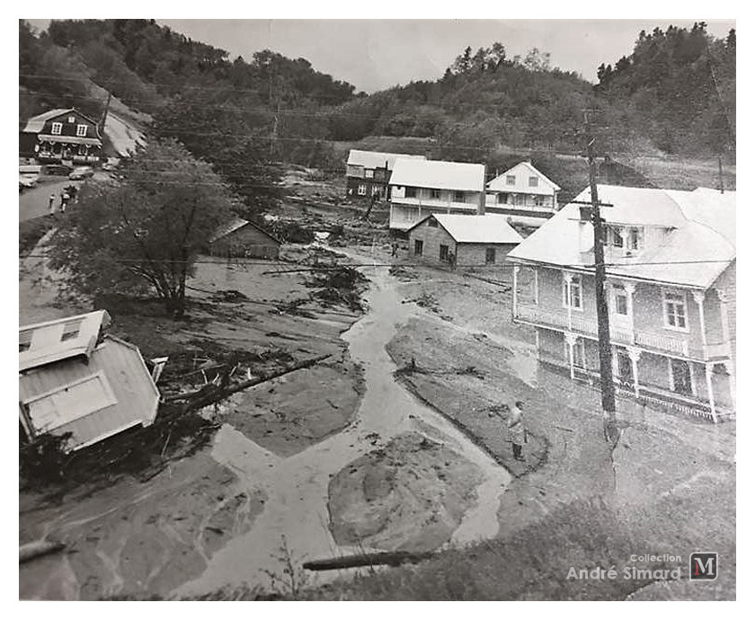 09 La Malbaie innondation riviere Mailloux 1963