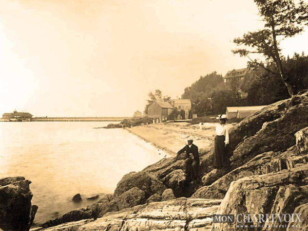 Photos souvenir | La plage de Pointe-au-Pic vers 1910
