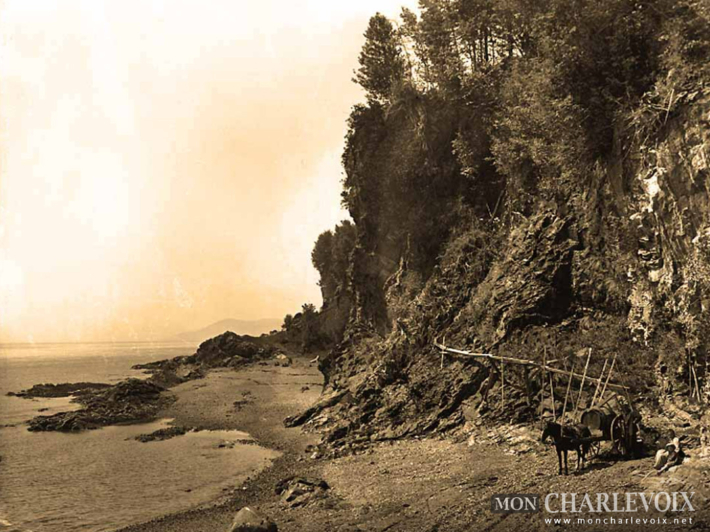 Photos souvenir | Falaise au Manoir Richelieu à Pointe-au-Pic vers 1898