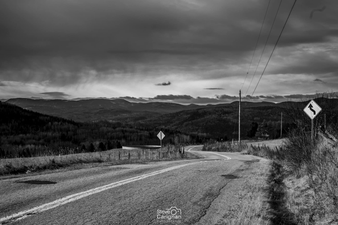 07 Steve Carignan Charlevoix en noir blanc