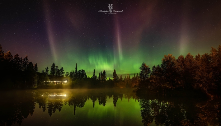 11 Christophe Dandurand Les aurores au lac