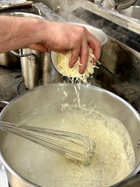 Fondue parmesant methode 05