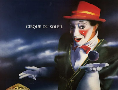 Cirque du soleil affiche de 1986