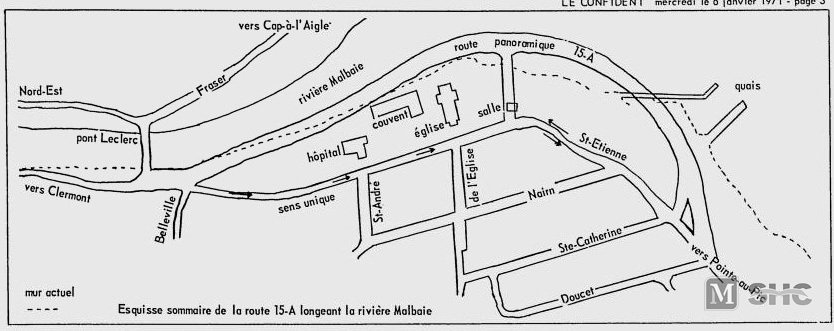 Map La Malbaie 1970 boul comp