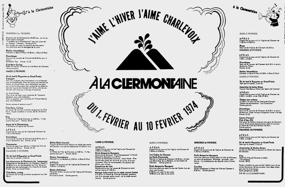 2 Clermont Clermontaine Horaire 1974