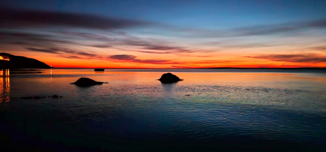Dans la penombre du fleuve