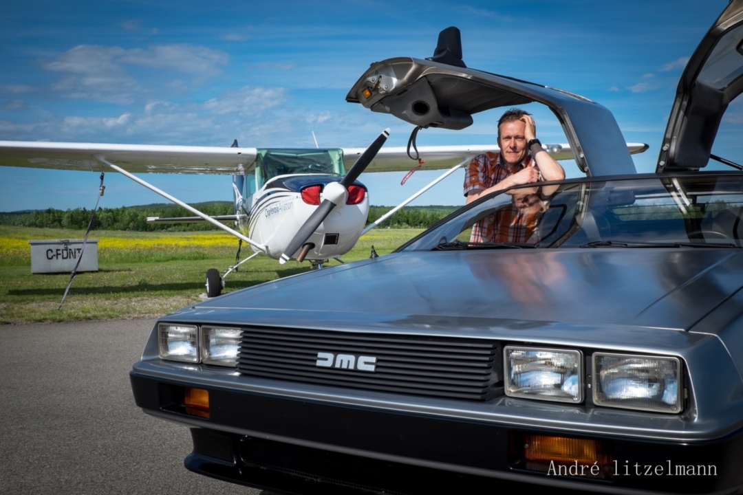 La Delorean de retour dans le futur