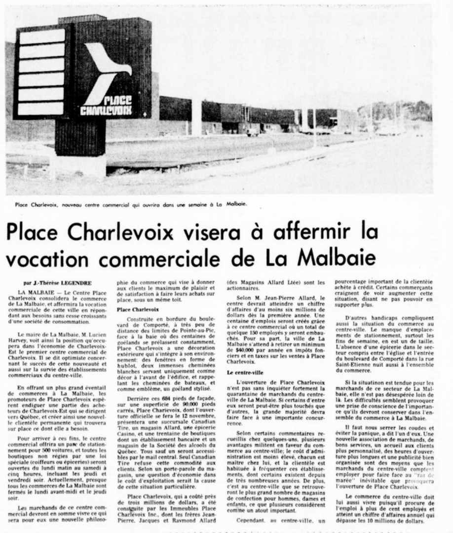 Le Soleil 5 novembre 1975