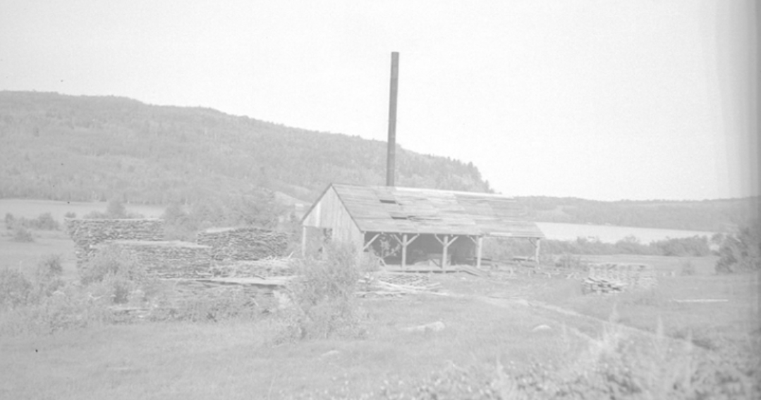 Scierie de Simon Thivierge en 1943 Photo Louis Coderre