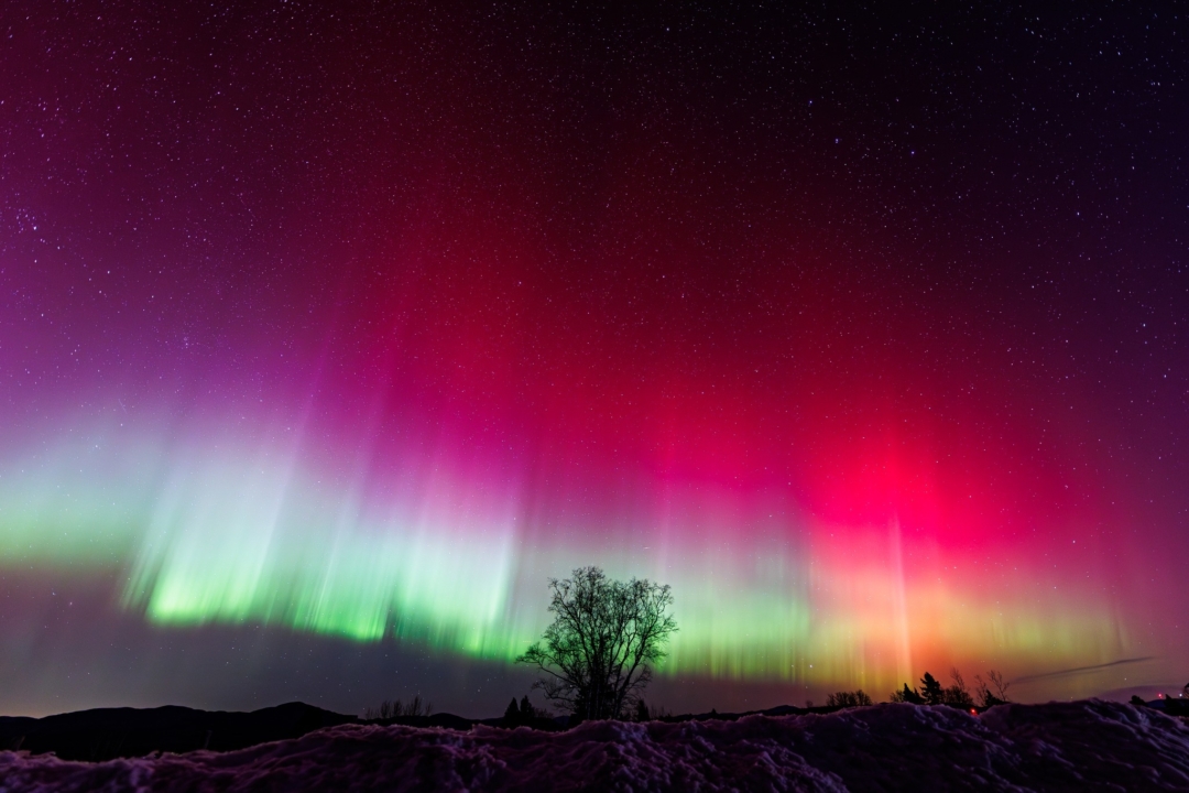 Une soiree daurores boreales