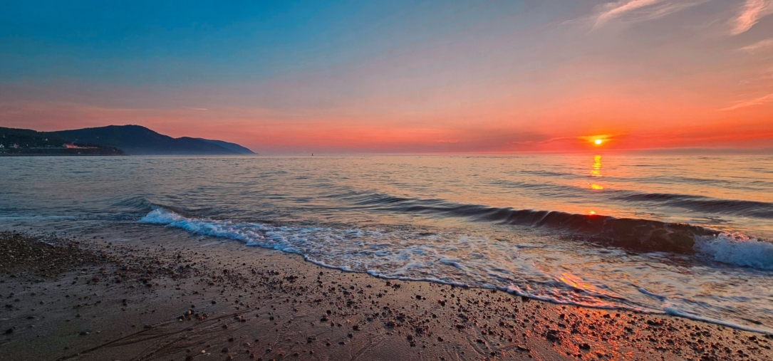 Photos d’ici | La plage de Saint-Siméon au lever du jour