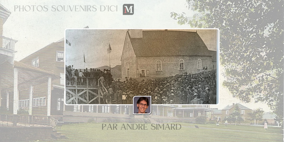 Photos souvenirs d’ici | Les Éboulements : Église en 1926