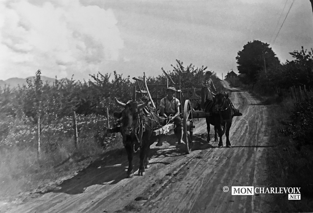 La "circulation" à l'Isle-aux-Coudres dans les années 40
