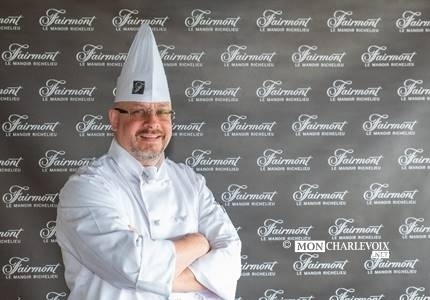 Nomination de Sylvain Cuerrier à titre de Directeur Culinaire au Fairmont Manoir Richelieu.