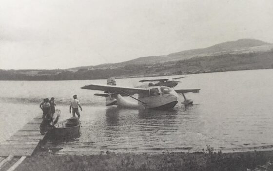 Un souvenir des années d'aviation au Grand Lac de Saint-Aimé ! (Partagé par Roger Lavoie et André Simard)