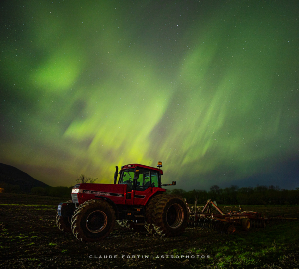 Photos d’ici | Aurores boréales à Saint-Joachim
