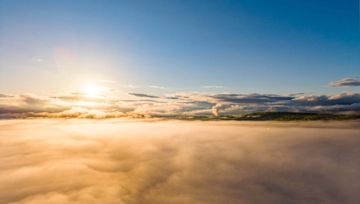 Au dessus de la brume a La Malbaie