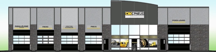 Maquette OK Pneus La Malbaie 2020