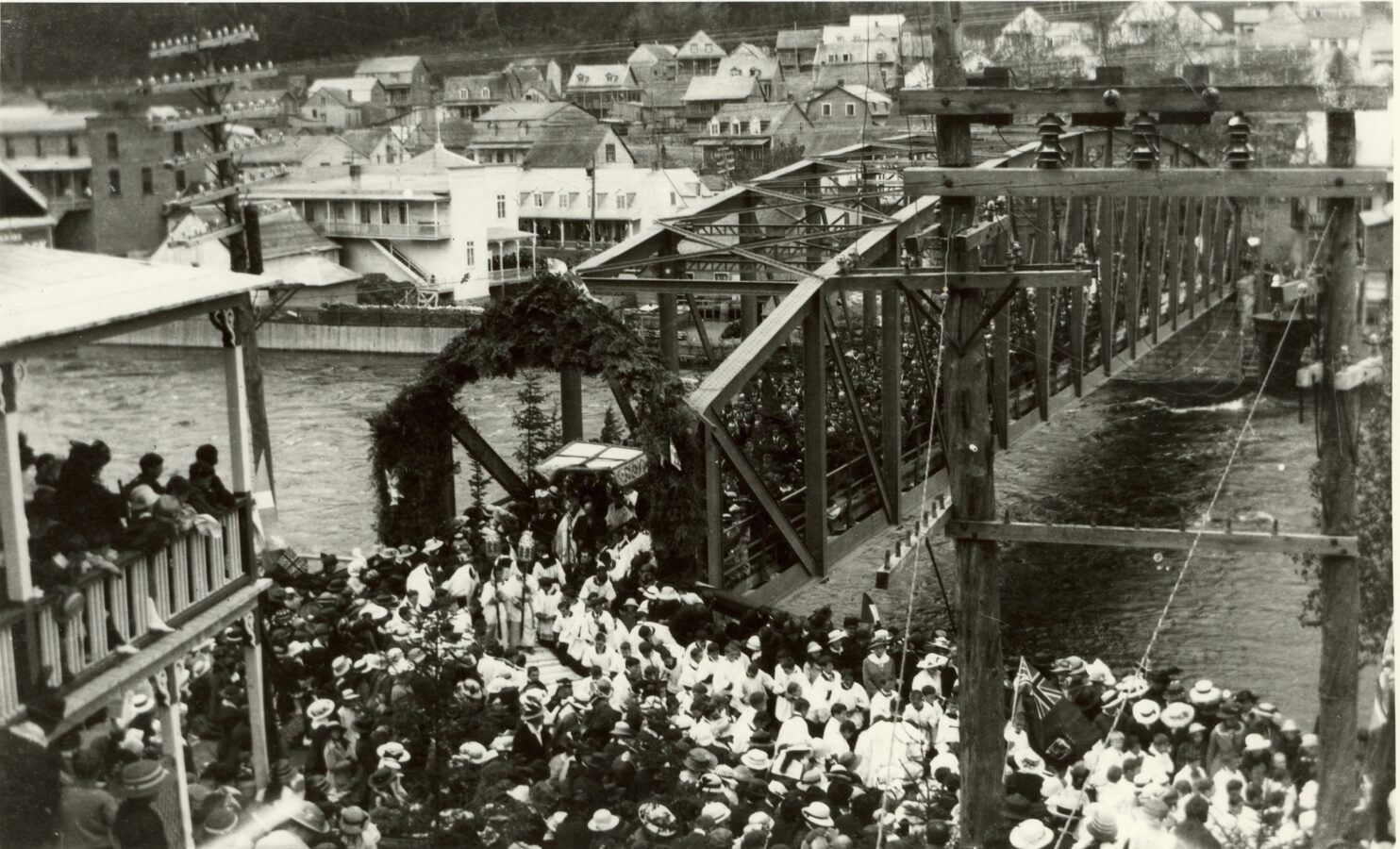 Le pont de La Malbaie il y a 100 ans