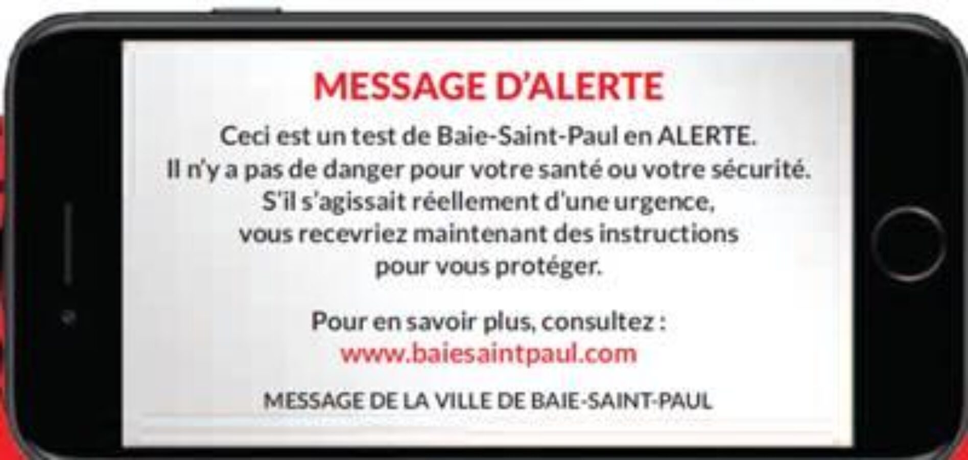 Baie-St-Paul en alerte!!