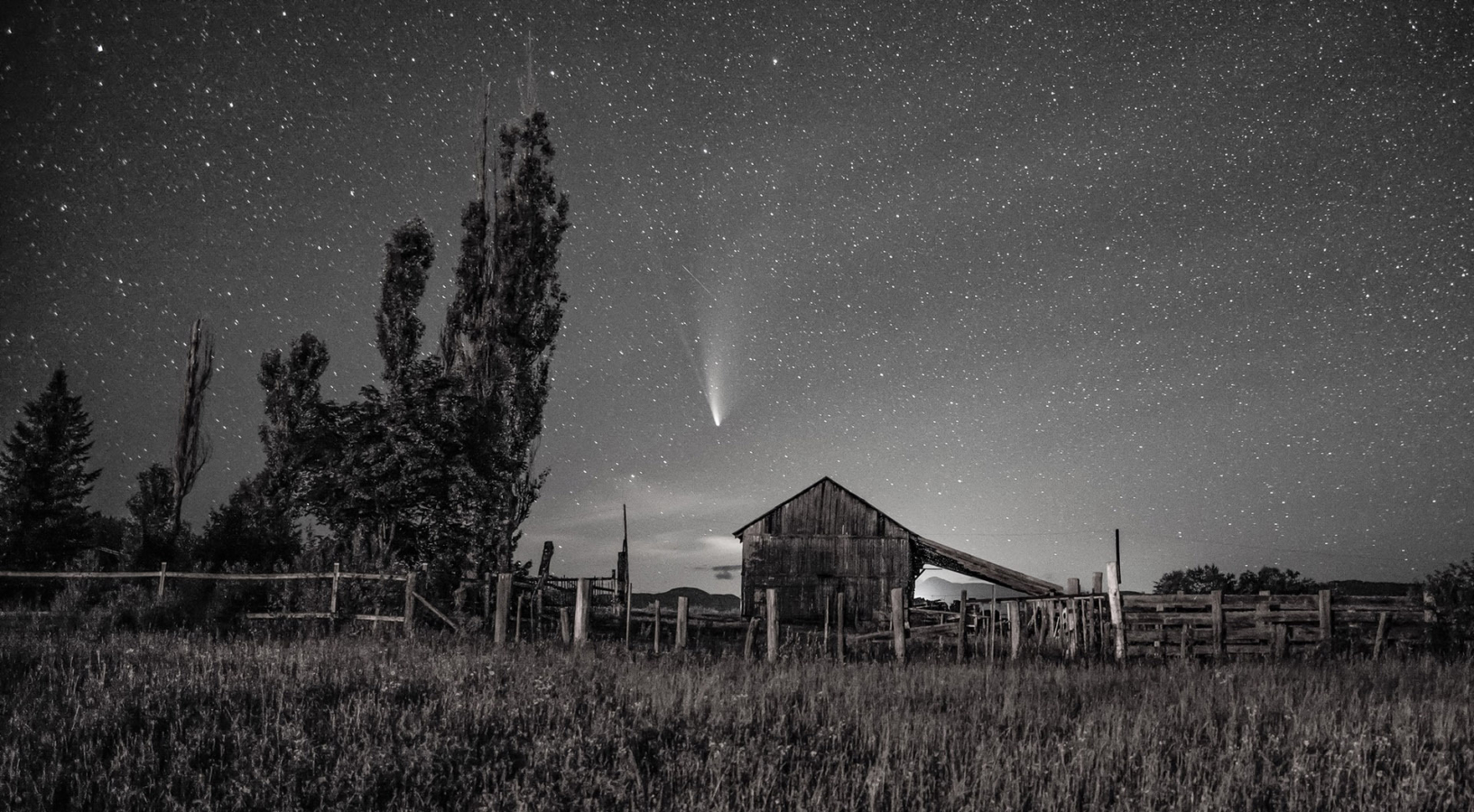 Photos d’ici | La comète Neowise | St-Urbain | 2020