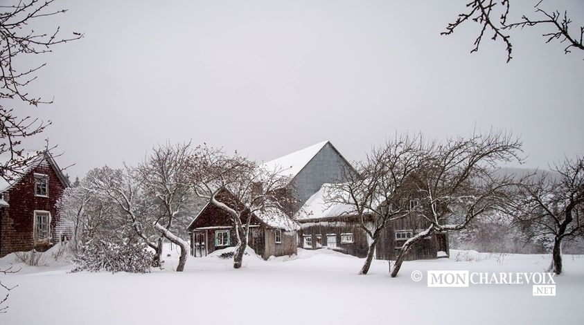 Une belle scène hivernale dans Charlevoix!