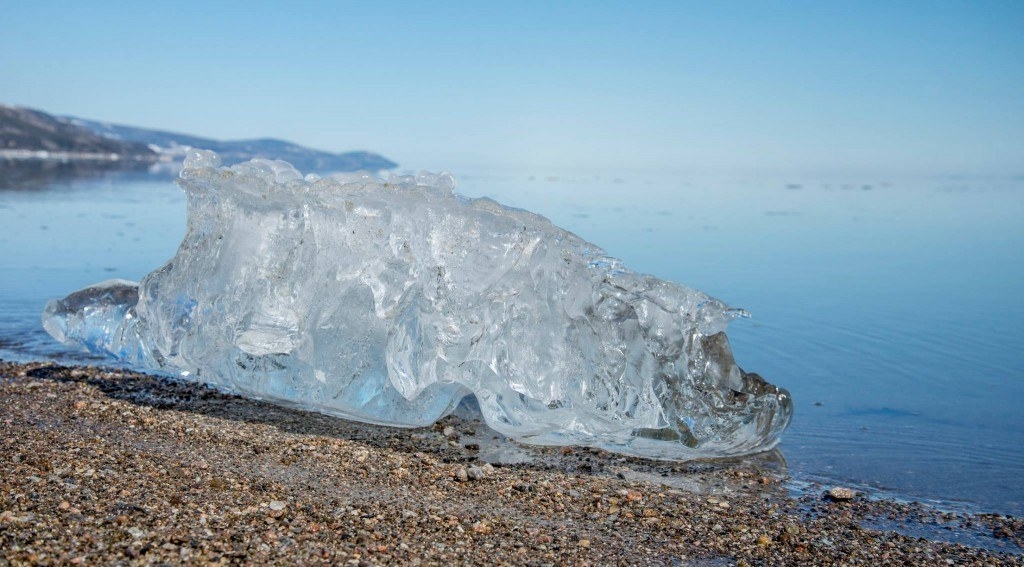 Une autre magnifique glace à la hauteur de St-Irénée !