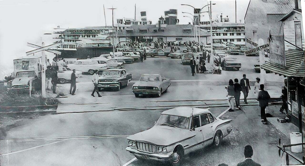 Le quai de Pointe-au-Pic à une autre époque (Canada SteamShip Lines par André Simard)
