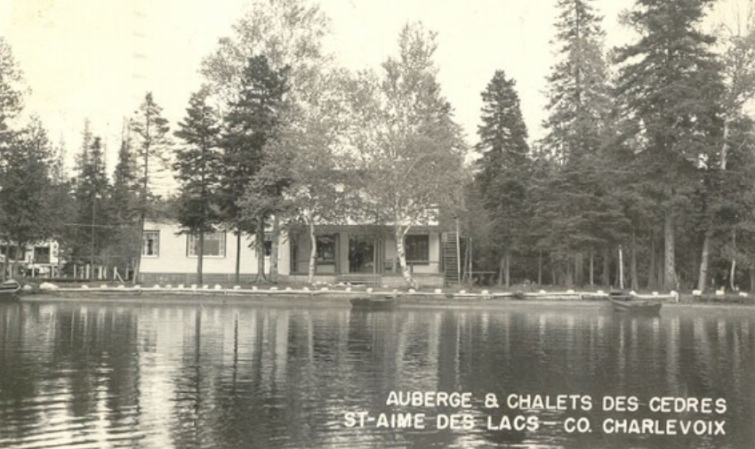 Chalet des Cedres en 1965 Coll Magella Bureau