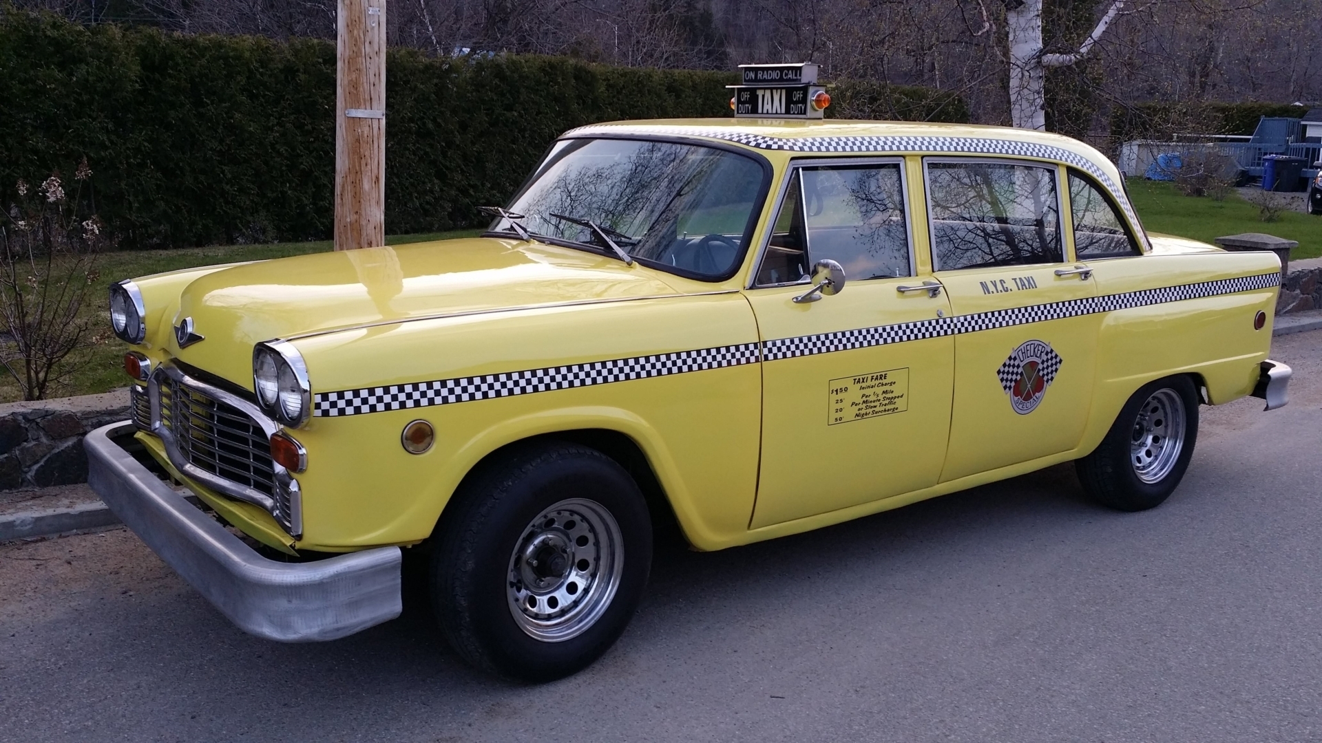 Checker taxi replique