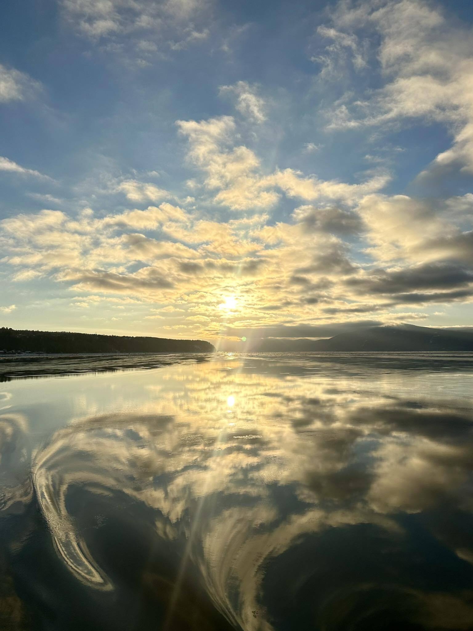 Majestueux fleuve St Laurent
