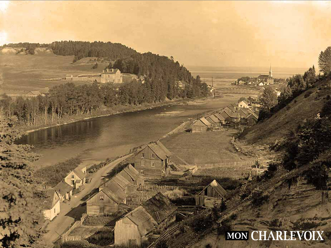 Photos souvenir | Village Murray et rivière, La Malbaie, vers 1895