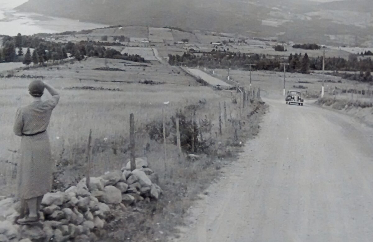 Savez-vous de quel endroit il s'agit? Photo d'un village d'ici en 1940 (Source R Tremblay, par Pierre Perron et André Simard)