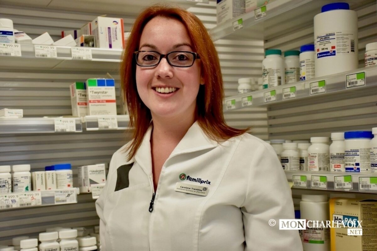 Carolane Tremblay, assistante technique en pharmacie