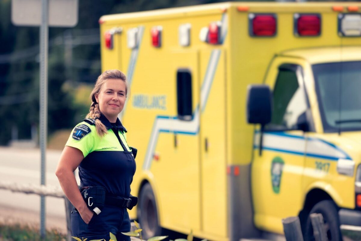 C'est la semaine des paramédics, Daisy Simard est ambulancière depuis 12 ans.