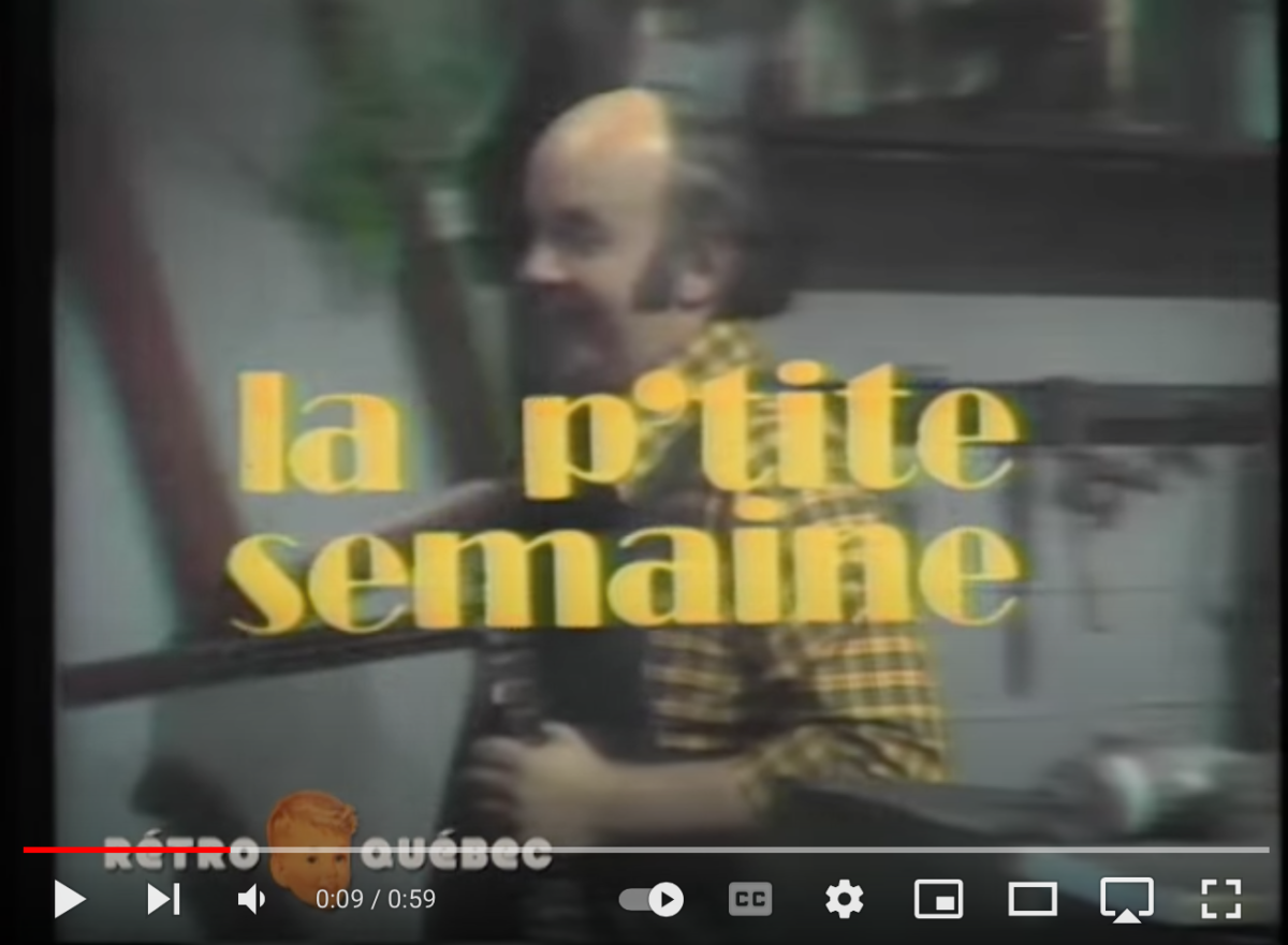 Publicité des années 70 avec Yvon Dufour originaire de Saint-Aimé-des-Lacs