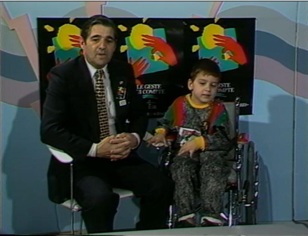 Le téléthon de la Paralysie cérébrale début des années 80 en vidéo