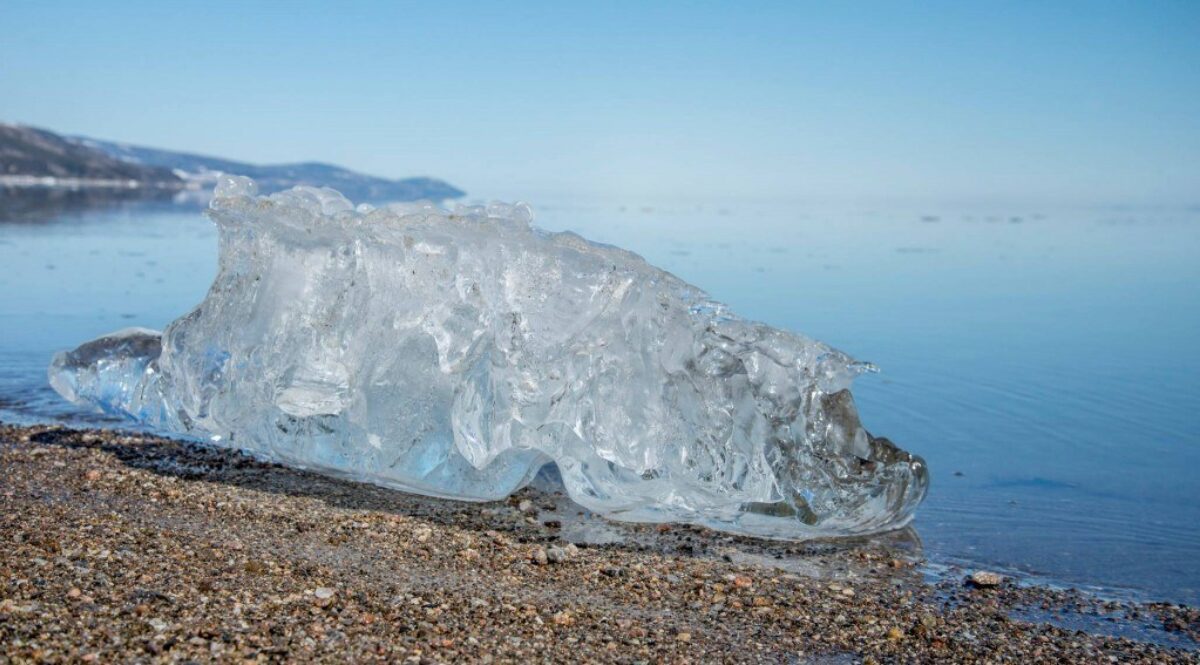 Une autre magnifique glace à la hauteur de St-Irénée !