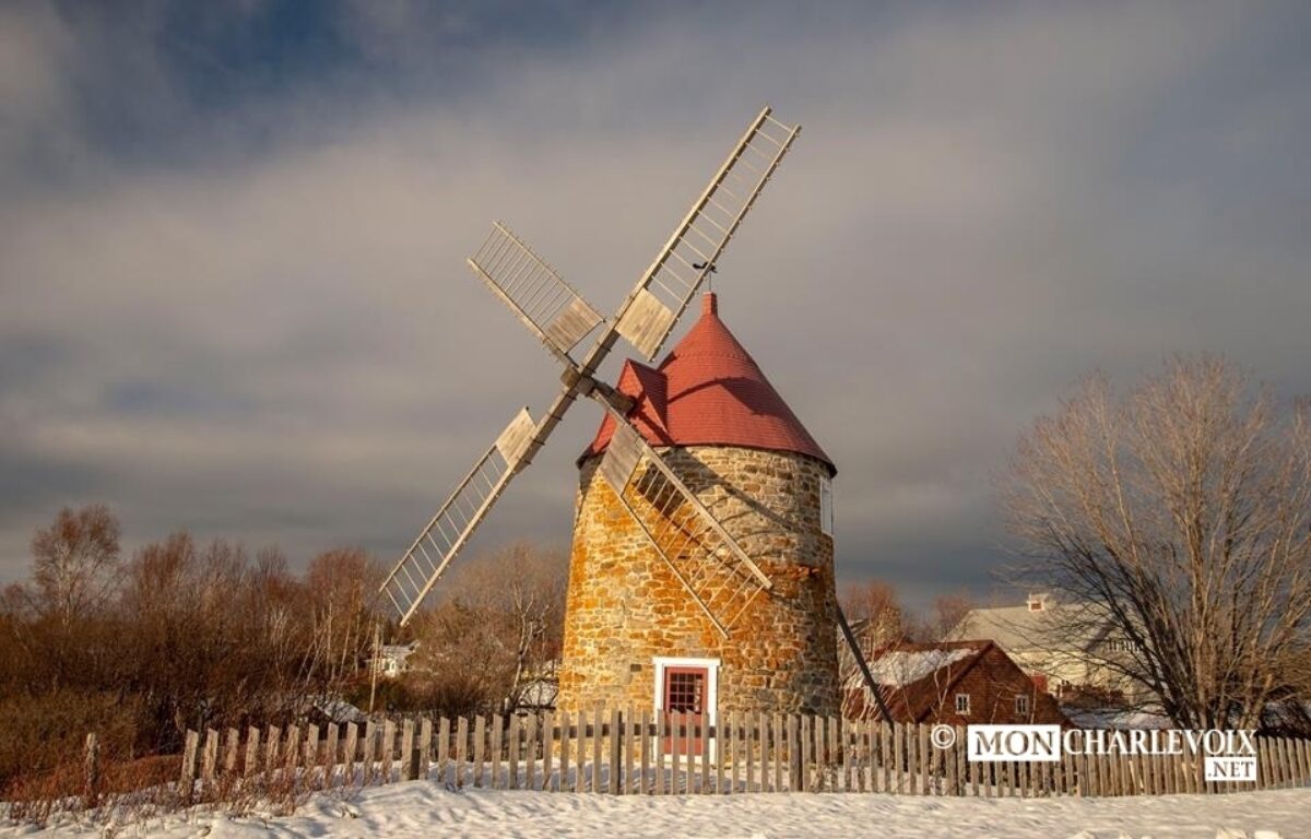 L'indémodable moulin de l'Isle-aux-Coudres!