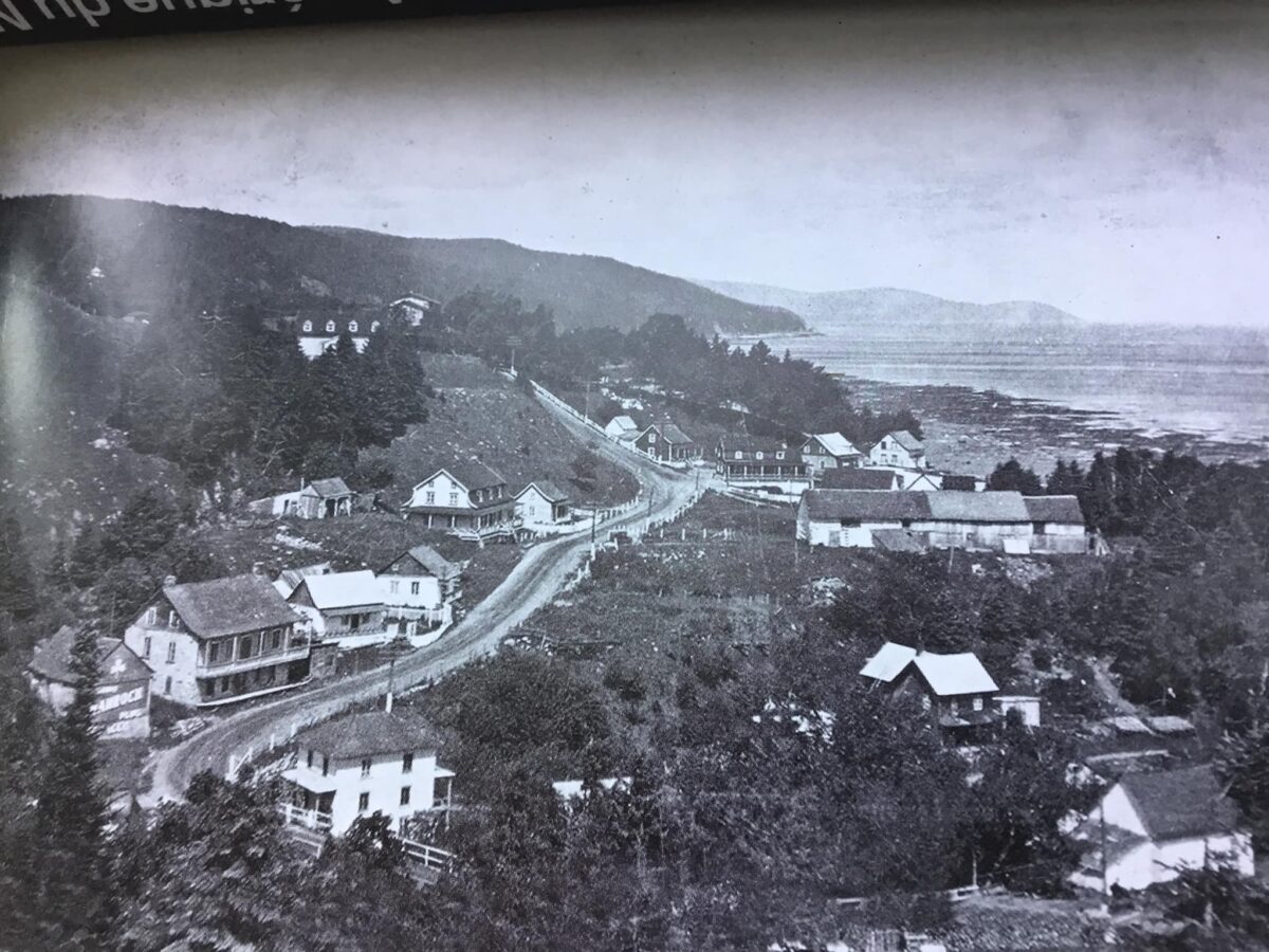 Ancienne photo de St-Irénée vers 1935, par Roger Lavoie