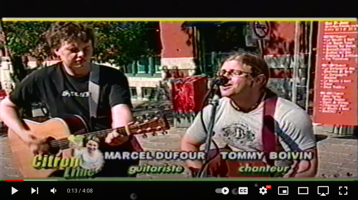 Tommy Boivin « Jamais trop tard » avec Marcel Dufour LIVE!