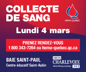 Héma-Québec Collecte de sang lundi 4 mars